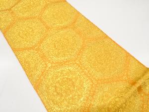 亀甲華紋織り出し　本袋帯